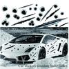 Creative 3D Bullet Hole Car Stickers Set Car Motorcycle Anti-Scratch Realistic Bullet Hole Side Stickers Waterproof Stickers