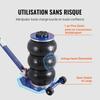 Air Jack, 3 Ton/6600 lbs Triple Bag Air Jack, Airbag Jack with Six Steel Pipes, Lift up to 17.7", 3-5 s Fast Lifting Pneumatic Jack, with Adjustable