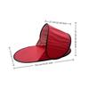 Pop Up Beach Tent UV Protection UPF50+ Silver Coating Instant Portable Sun Shade Tent for 1 Person Camping Picnic Outdoor Use