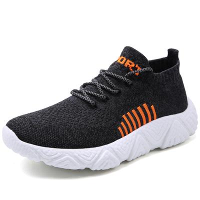 Fashion New Large Size Men's Fashion Flying Woven Sports Shoes Comfortable Sports Breathable Anti-slip Wear-resistant Casual Shoes