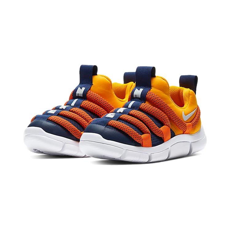 Nike Novice Caterpillar Abrasion Resistant Abrasion Resistant Low Top Kids Lifestyle Shoes Orange Yellow Blue Kids' AQ9661-700