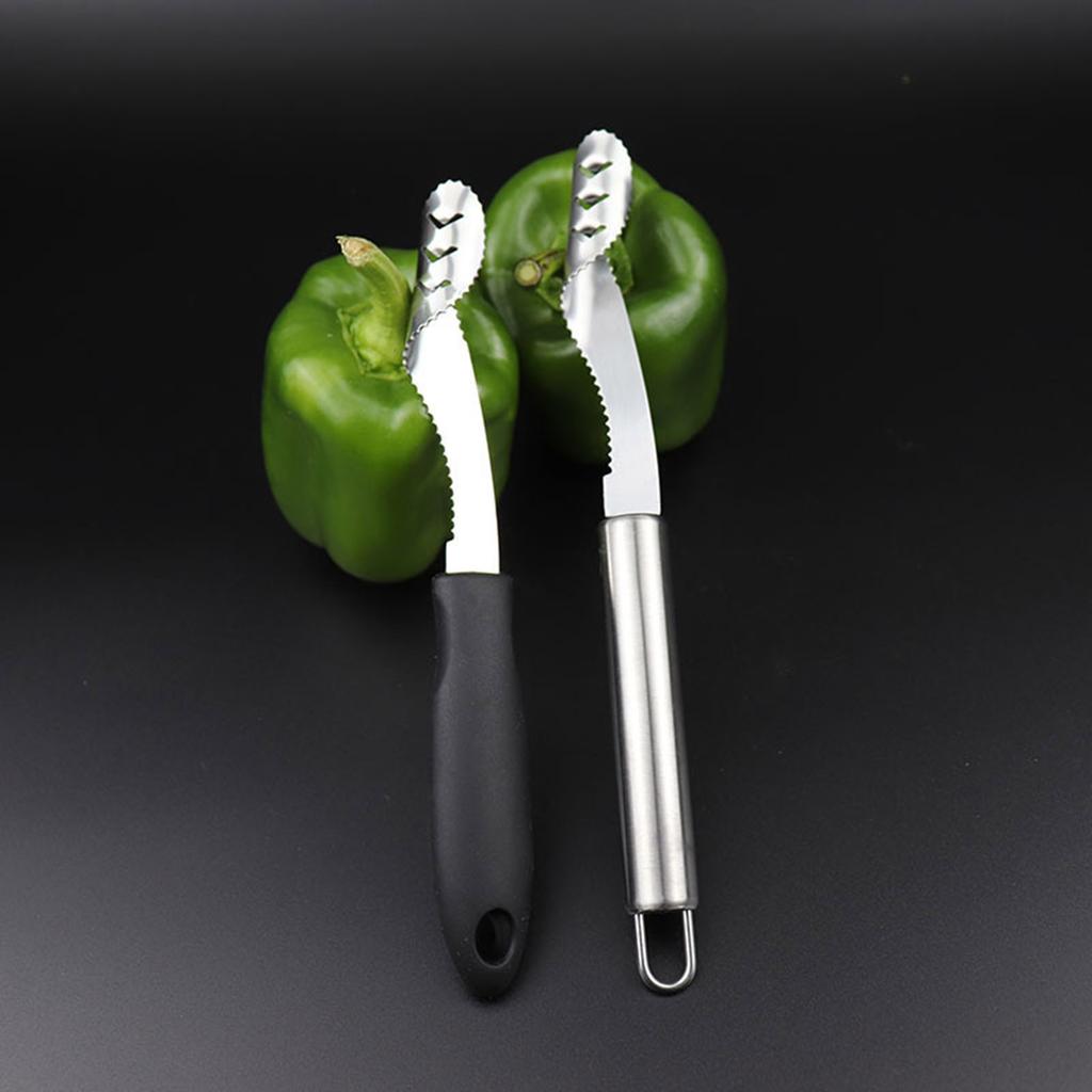 High Quality Stainless Steel Jalapeno-Pepper  Kitchen Gadget Vegetable Fruit Chili  Remover Durable Tool