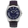 Eco-Drive Leather Strap Blue Dial BM7108-22L 100M Men's Watch