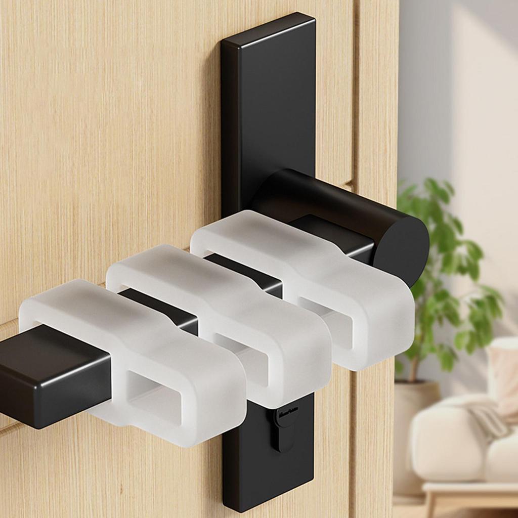 Handles Door Stopper Silicone Gel Door Stop Wall Protection Door Knob Bumpers Furniture Protector Pad Handle Buffer