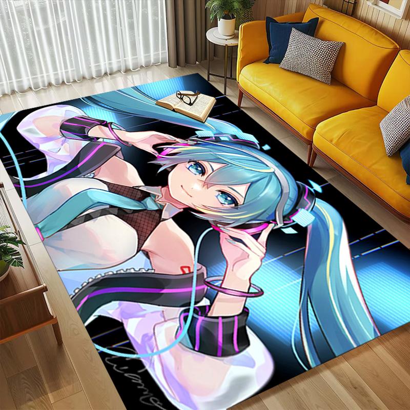 Vocaloid Character Living Room Nonslip Area Rug Soft Carpet For Bedroom Game Playroom Sofa Office Home Decor Doormat Christmas Gift C926331