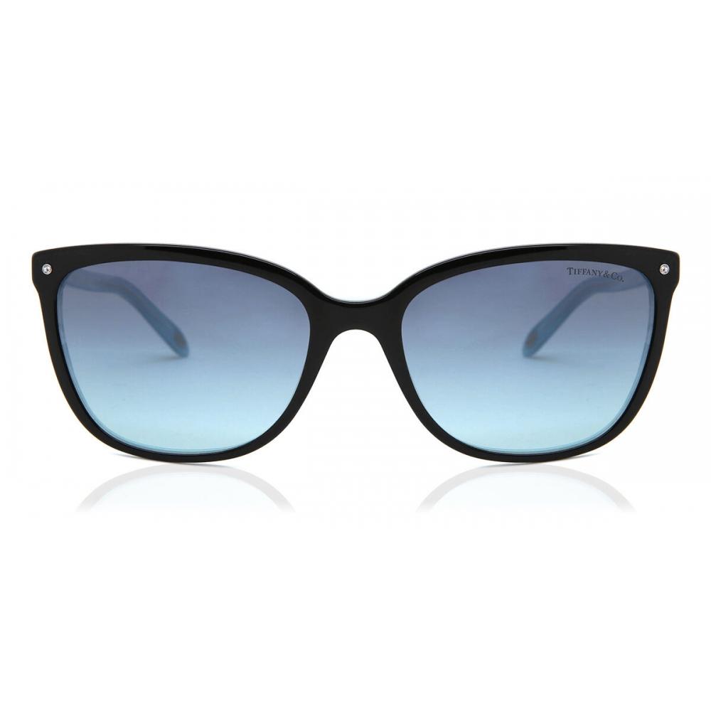 Тиффани Ко. Женские солнцезащитные очки Tf4105hb Asian Fit 81939s Black/Blue/55-17-140