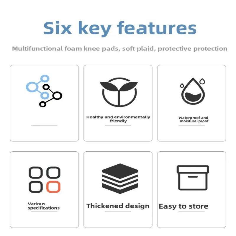 Knee Pad Working Soft Foam Padding Workplace Safety Self Protection For Gardening Cleaning Protective Sport Knee Pad
