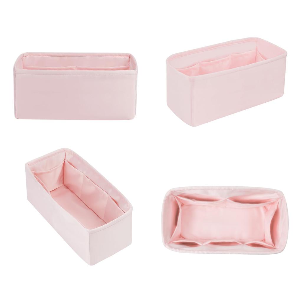 KINGS IN BAG: Luxury Lightweight Satin Bag for Hermès Lindy (Rose Sakura, Lindy Mini)