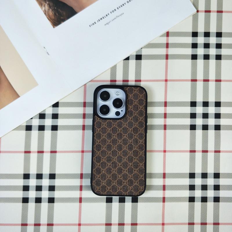 Stoßfeste Hülle im Buchstaben-G-Stil für iPhone 13/14/15/16/17 Pro Max - Trendiges europäisches & amerikanisches Design