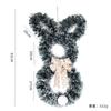Bunny Adorable Easter Bow Decorative Wreath For Charming Celebrations Holiday