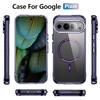 Transparent Shockproof Acrylic Magsafe Magnetic Phone Case for Google Pixel 8 8A 8 Pro 9Pro Wireless Charging Clear Back Cover Cases
