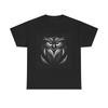 Unisex Adult T Shirt Elegant Art Deco Black Owl Illustration Gothic Bird Spooky