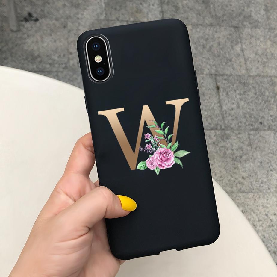 

For Apple iPhone X Xr Xs Max Case iPhoneX Cute Letters Soft Silicone Phone Back Cover For iPhone X Xr Xs Cases Shockproof Bumper iPhone X