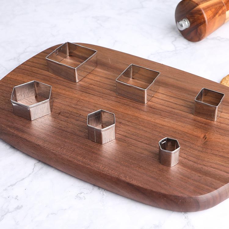 30-Piece Stainless Steel Star and Round Mousse Ring Cookie Cutter Set