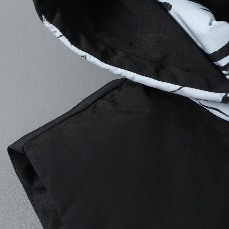 Nadměrné velikosti S-8XL Zimní bez rukávů Parky Pánské svrchní oblečení Módní Pánská hřejivá vesta s kapucí