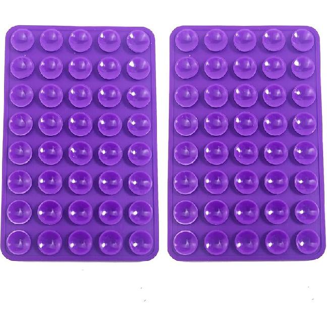 Mobile Phone Suction Cup Silicone Exquisite Double-Sided Type, 2 Sets, Hands-Free Mobile Phone Accessories, for Selfies and Videos, Strong Support