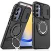 Magnetic Metal Ring Holder Cover Case for Samsung Galaxy S25 FE S23 Ultra S25 Plus S22 S21 A17 A16 A56 A36 A15 A35 A55