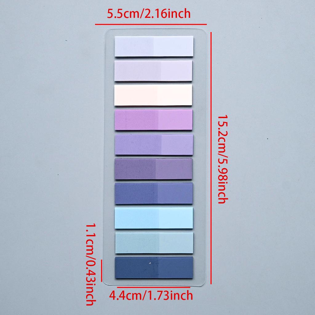 200-4200Pcs Transparent Colorful Index Creative Memo Pads Office School Stationery Self-Adhesive Stickers Sticky Note Pads