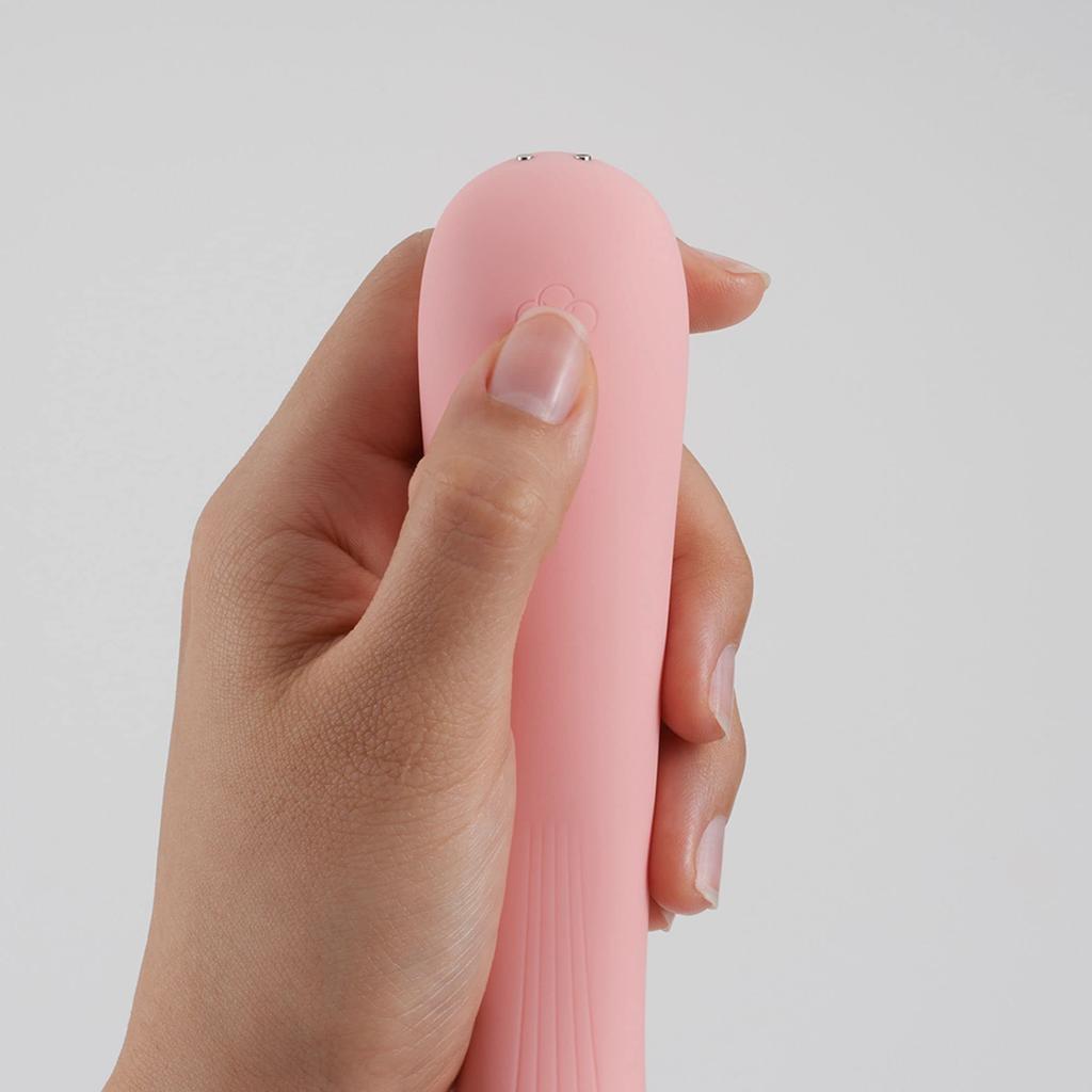 iroha mai TOKI Rechargeable Vibrator with Sonic 10 3 Levels Stimulation, Waterproof, Patterns,