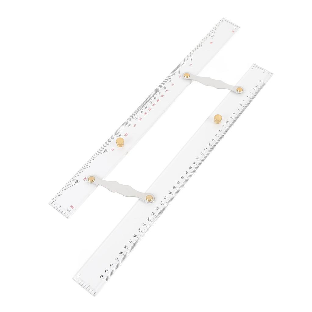450mm Marine Navigation Parallel Ruler High Transparency Acrylic Nautical Sea Chart Plotting Tool