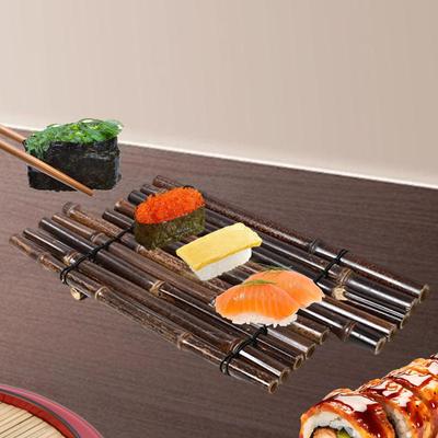 Sushi Serviertablett Lebensmittelpräsentation Bambusfloß Mehrzweck Sashimi Ständer Platte für Kekse
