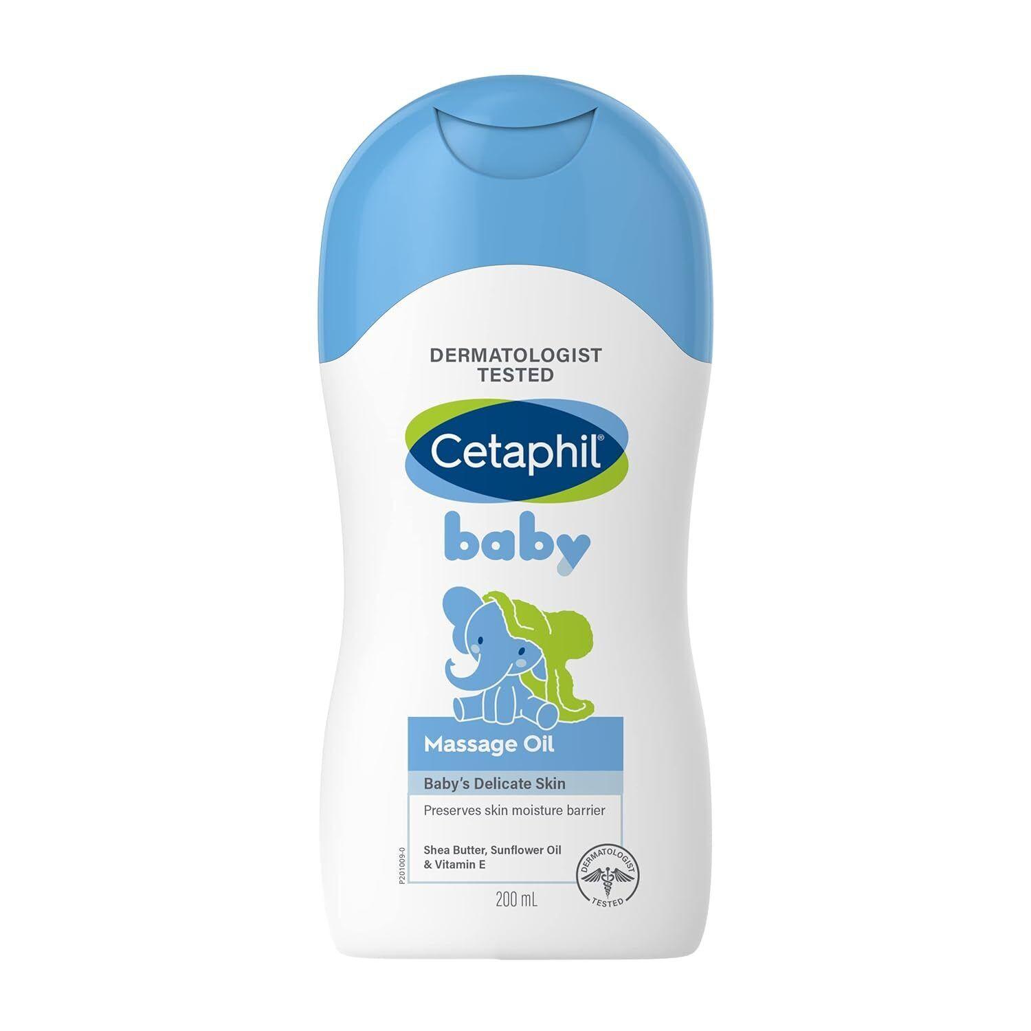 

Детское массажное масло Cetaphil, сохраняет увлажняющий барьер кожи, 200 мл