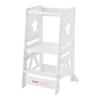 VEVOR Tower Step Stool for Kids and Toddlers, 3-Level Height Adjustable Toddler Kitchen Stool Helper