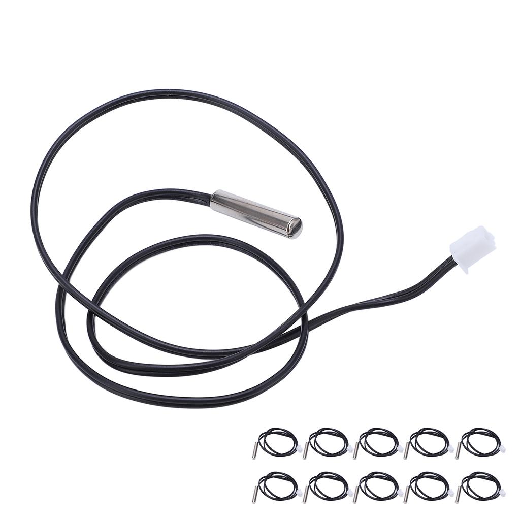 10 Stück 10K NTC Thermistor Temperatur Wasserdichte Sonde Kabel Temp Sensor Sonde Kabel für Industrie