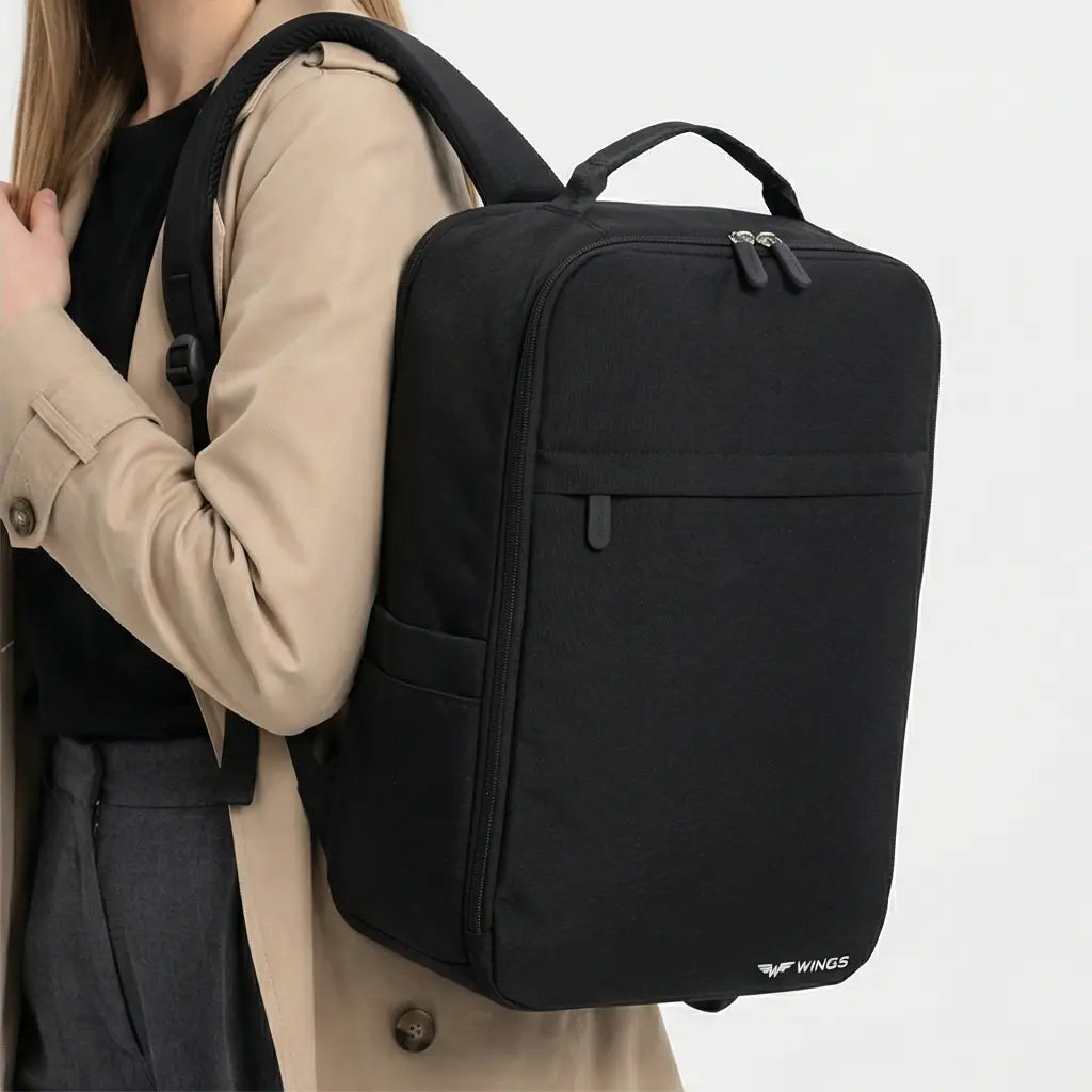 Wings Cabin Backpack Hand Luggage Black