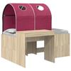 Bed with Tunnel 3 Pcs Artisan Oak and Red Engineered Wood