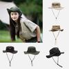 Summer New Bucket Hat For Men Fisherman Cap Fishing Outdoor Sunshade Big Brim Panama Hat Sunscreen Riding Hiking Suncreen Sunhat