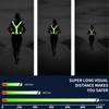 Adjustable LED Reflective Vest Running Gear Running Lights for Runners USB Rechargeable LED Light Up Vest High Visibility