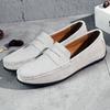 Men Casual Shoes Luxury Mens Loafers Handmade Suede Genuine Leather Men's Shoes Moccasins Slip On Flats Male Luxe Driving Shoes