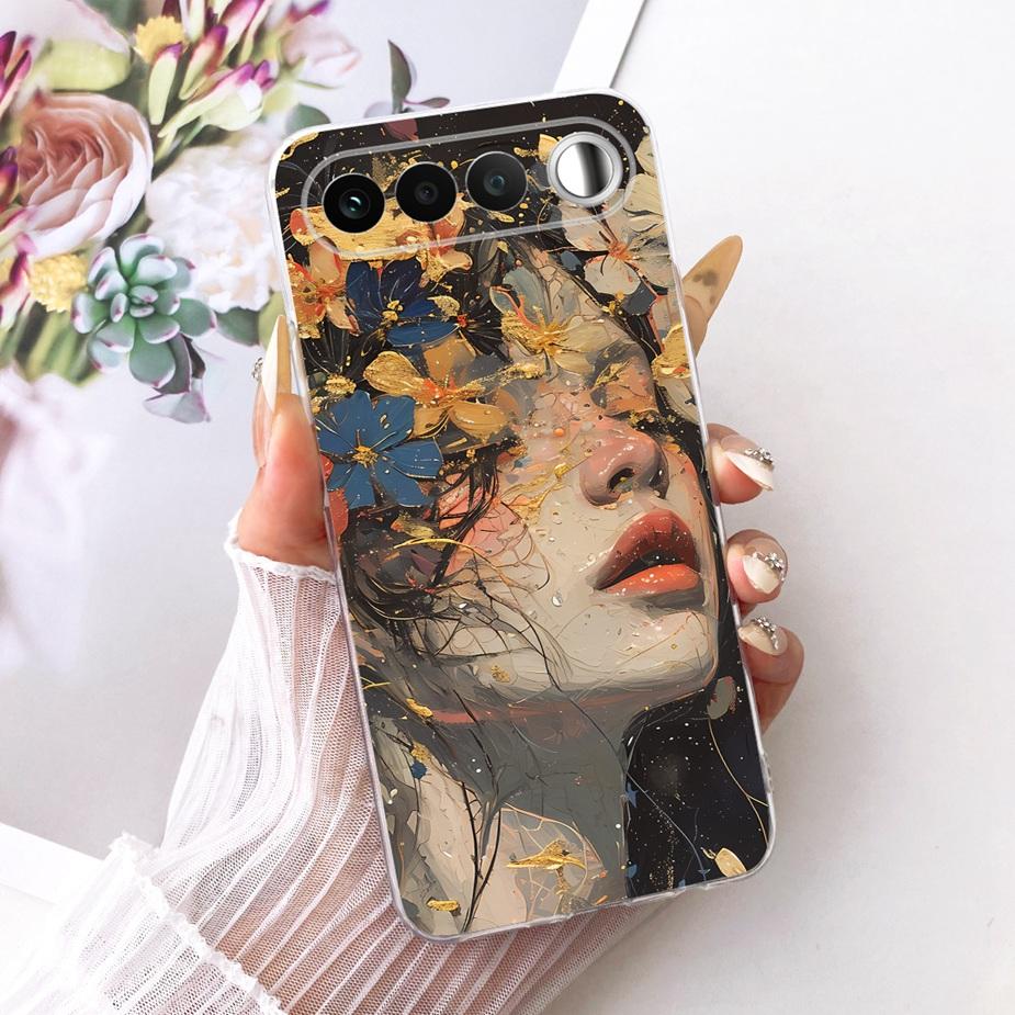 For Realme 16 5G Case RMX5171 Cute Cat Fashion Painted Cover Soft Silicone Protective Shell For Realme 16 Realme16 5G Phone Case