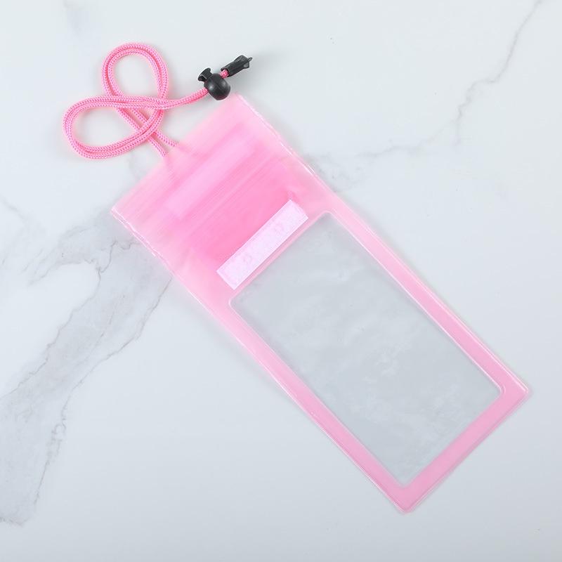 

5 шт. Прозрачный Водонепроницаемый Чехол для Телефона Плавательный Водонепроницаемый Мешок Универсальный Подводный Защитный Чехол для Телефона Чехол ПВХ розовый