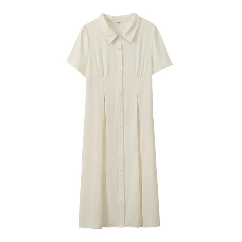 Large Size Women's Clothing Sister Literary Dress Summer New Waist Length Short Skirt 242389