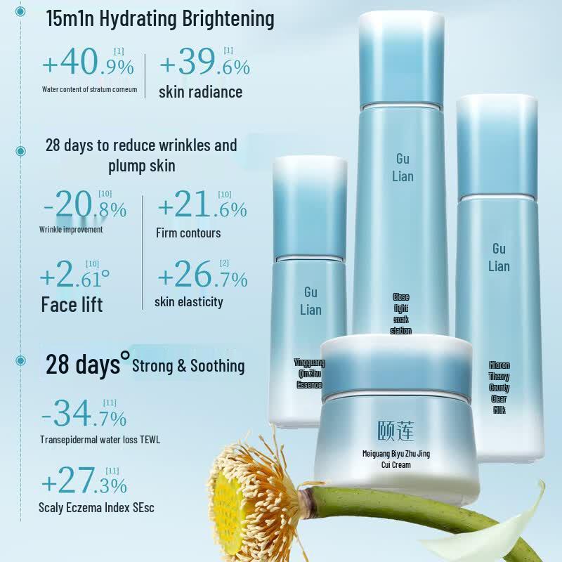 RELLET Fuguang Qinzhu Hydrating Anti-Aging 6-Piece Skincare Set