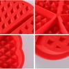 Family Silicone Waffle Mold Maker Pan Microwave Baking Cookie Cake Muffin Baking Utensils Baking Tools Accessories