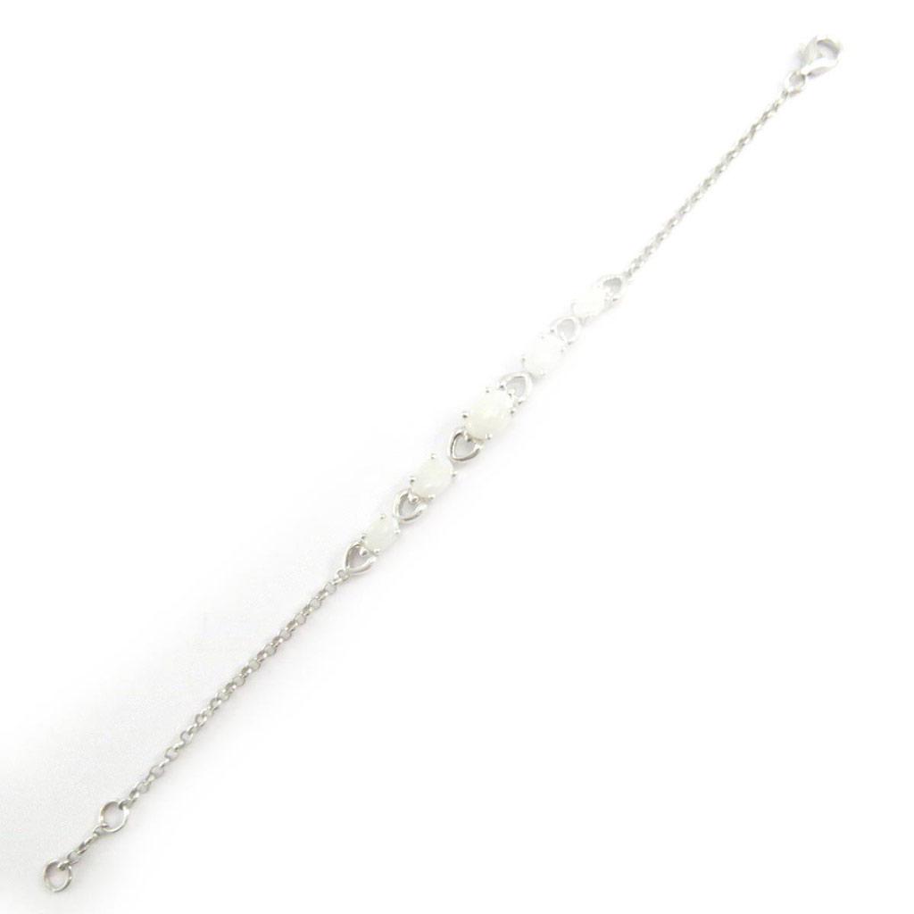 Les Trésors De Lily [G0802] - Brățară Argint 'Zeița Opal' Alb argintiu (rodiat) - 5 mm