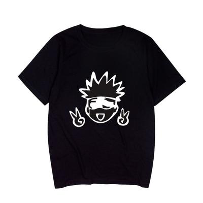 Anime Printed T-shirt Summer Round Neck Half Sleeve Men's Women's Fashion Cute Cotton T-shirt