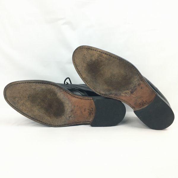 Stafford Premium Full Brogue Wingtip Business Shoes Black Size 10D (Approx. 27.028.0cm) Men's(USED)