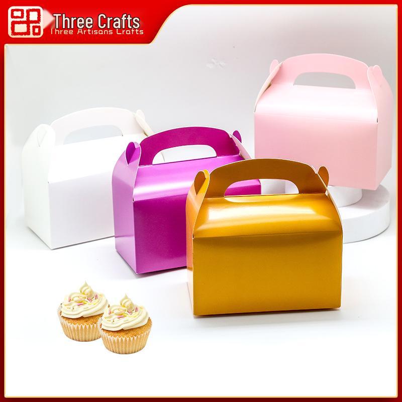 

Портативная коробка для пирожных и муссовых тортов – Идеально для нарезанных десертов и на вынос Orange; 24 pcs; Paper