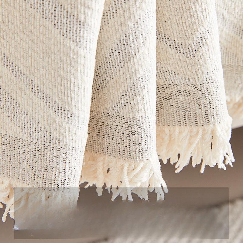 Telo Copridivano a Quadri Diamante in Chenille Antiscivolo Anti-graffio Copricuscino per Divano Copertura Integrale Addensata