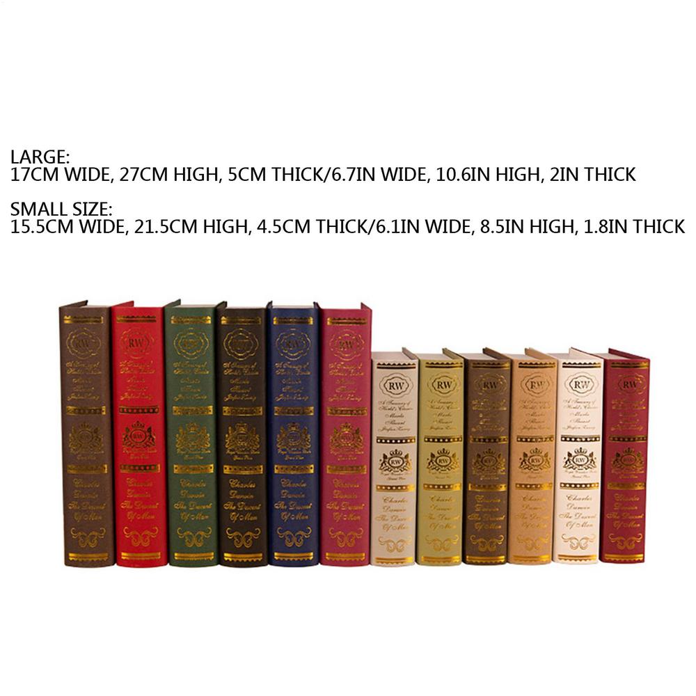 

Бытовые Европейские Ретро Фотоаксессуары Поддельная Книга Офисный Стол Симуляция Книги Модель Комнаты Декоративная Книга для Прихожей Домашний Декор