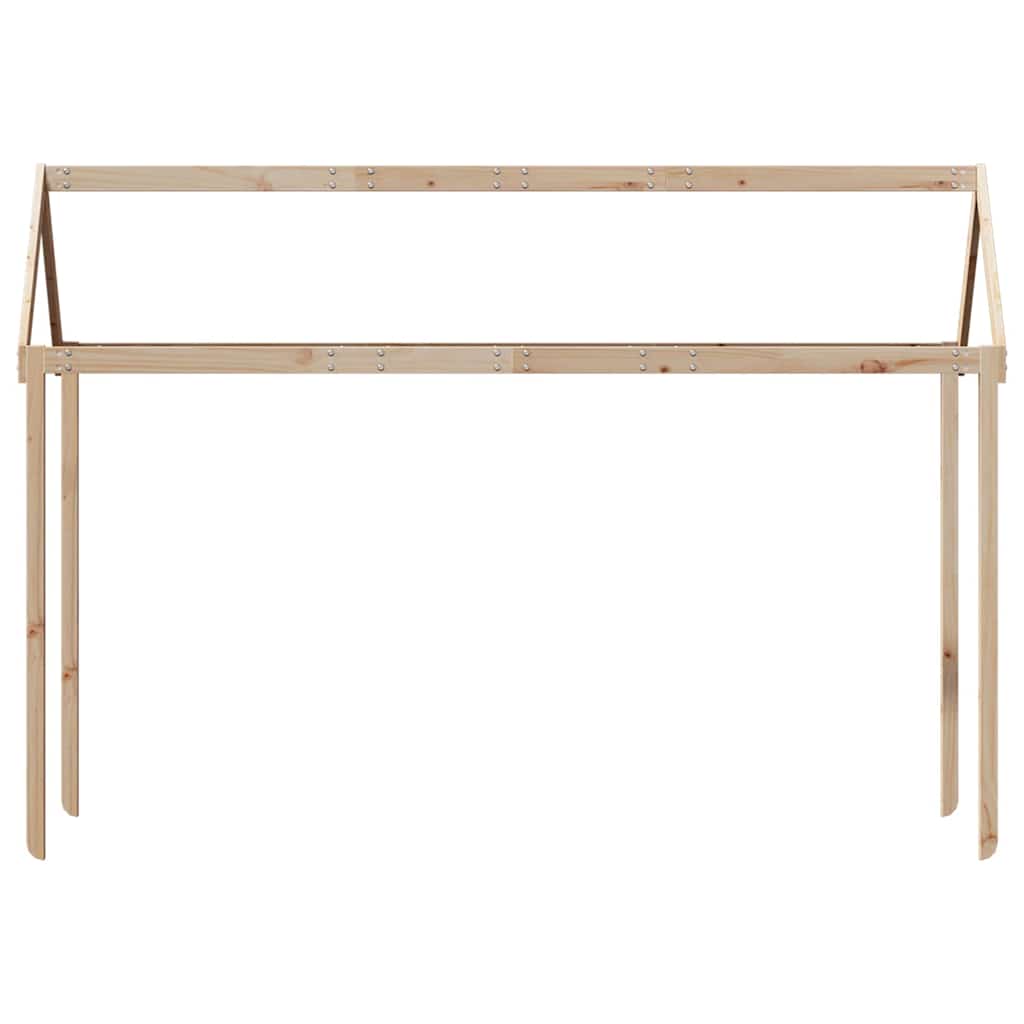 Canopy for Kids Bed 217 x 95.5 x 159 cm Solid Pine Wood