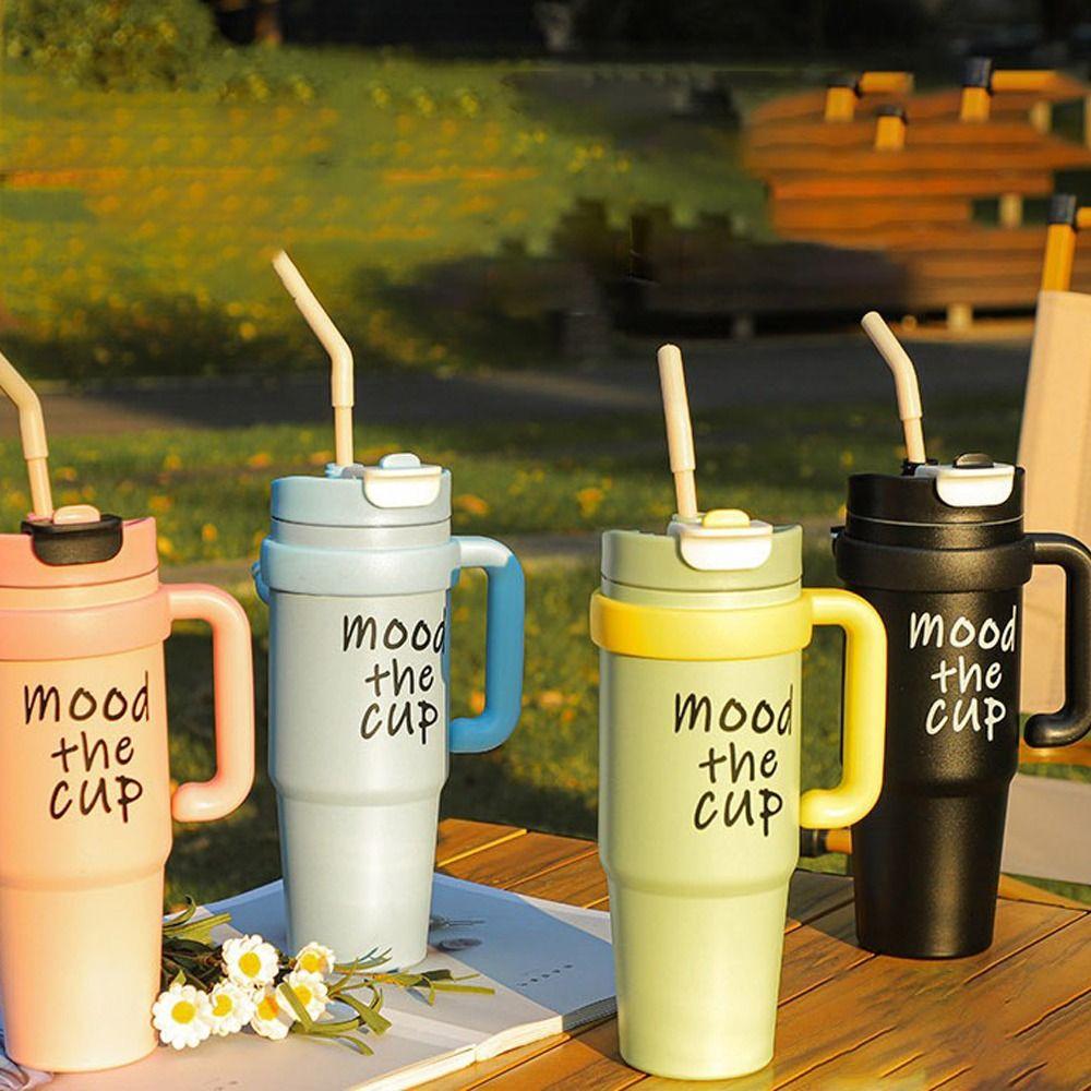 1000ML Thermal Water Bottle Cold and Hot Coffee Cups Gifts Insulation Bottles