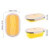 800ml Foldable Bento Box Microwave Safe Portable Food Storage  Outdoor Travel