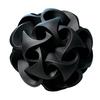 Fine Craftsmanship Desk Decor 3D Printed Geometric Hollow Sphere Sculpture, Abstract Twisted Flower Personalized Decorative Gifts Ball Ornament,