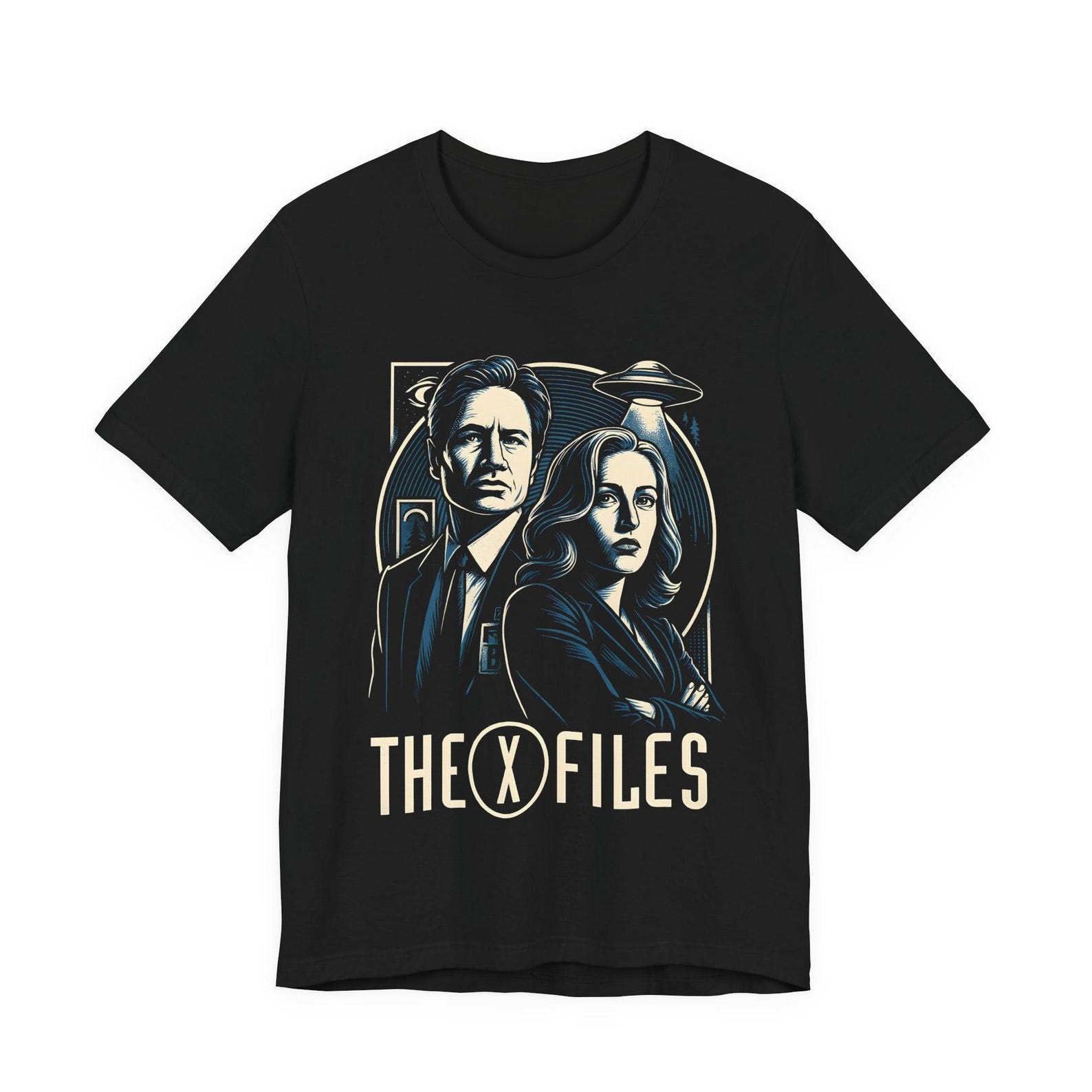 The X-Files Supernatural Thriller Graphic Tee | 90s TV Show T shirt 4XL