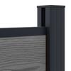 WPC and Aluminum Fence Panel Grey